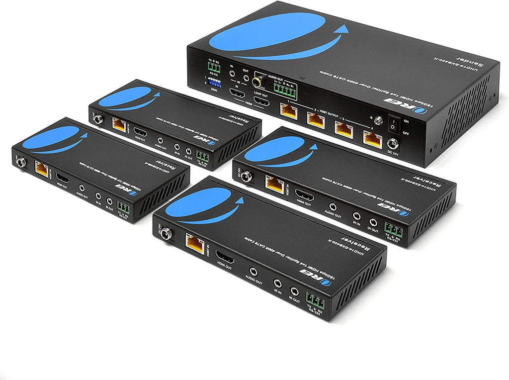 HDMI Extender Splitter 4K Over Single Cable CAT6/7 with IR Remote B530