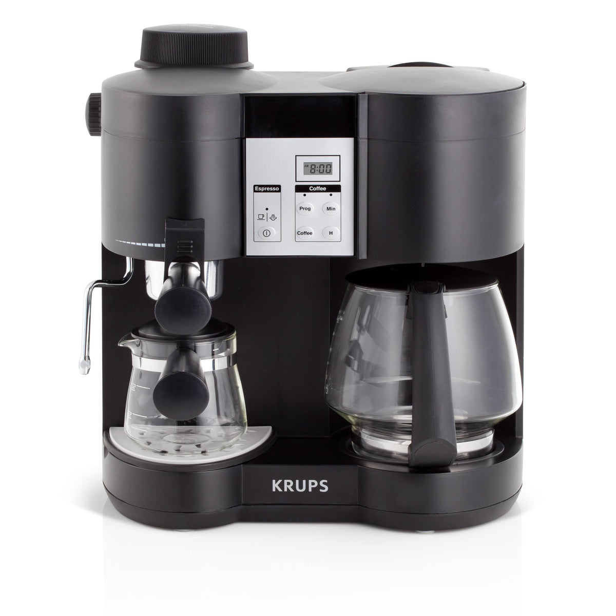 Black Coffee Maker and Espresso Machine Combination V397