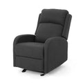 Dark Gray Fabric Rocking Recliner G1348