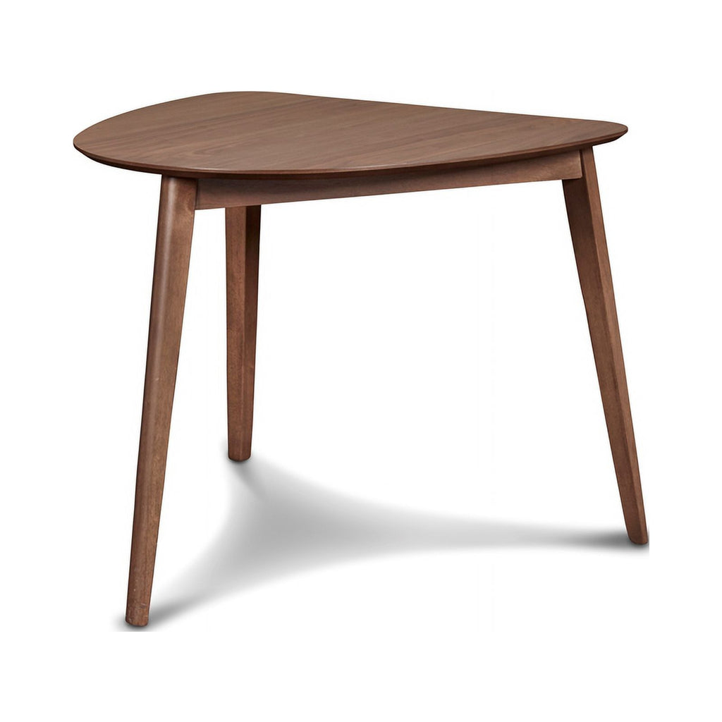 Brown Corner Table and 2 Wood Back Chairs O112471