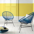 Peacock Fabric Papasan Chair W31598