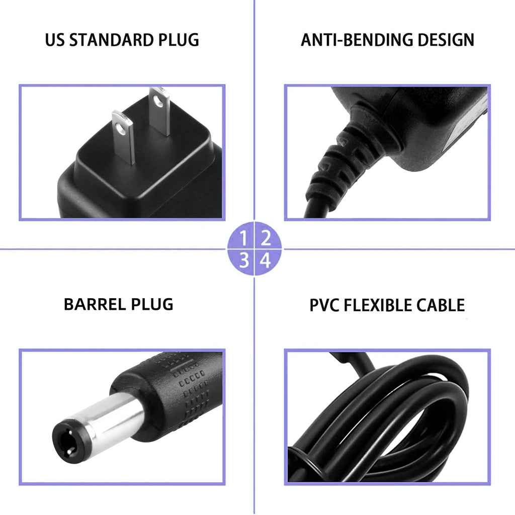 AC Adapter Charger Replacement for Elliptical Power Supply Cord Pack U23110