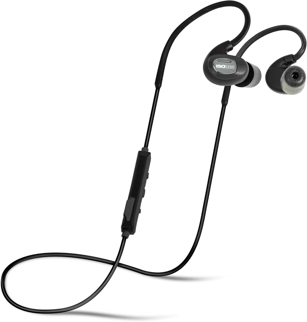 Safety Orange Bluetooth Earplug Headphones with Noise Cancelling Mic F62284