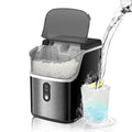 Nugget Ice Maker Countertop 33lbs/24H Self-Cleaning Stainless Steel Silver V716399