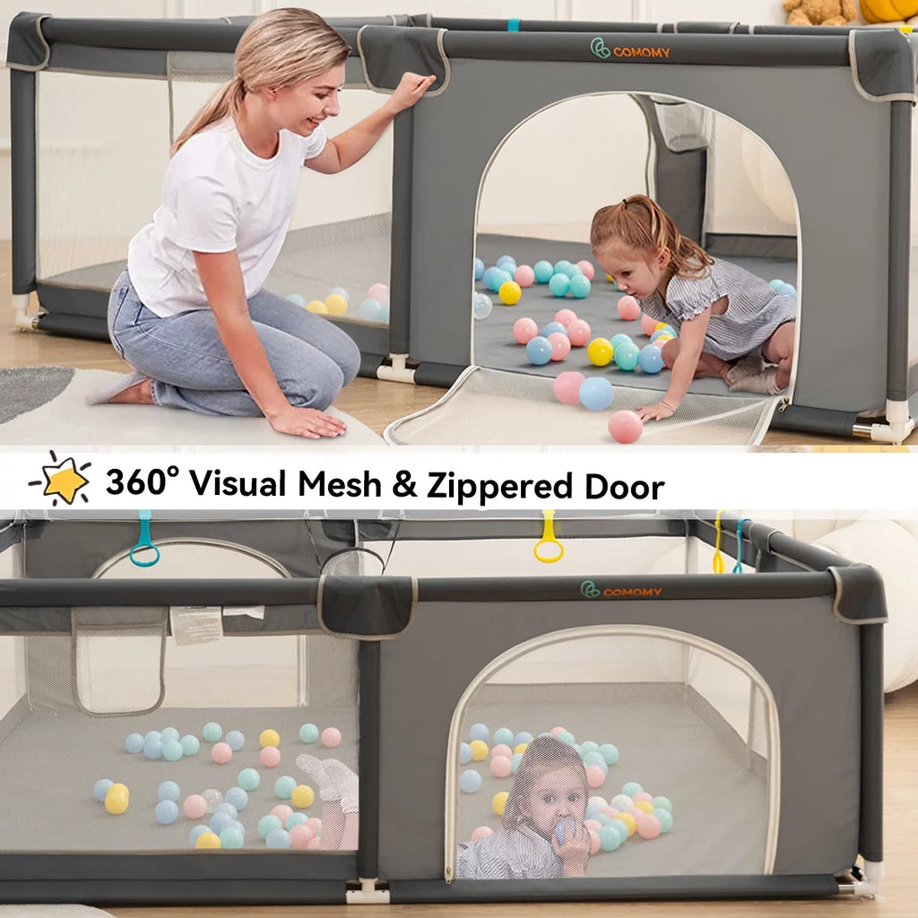63x63'' Gray Baby Playpen Z220