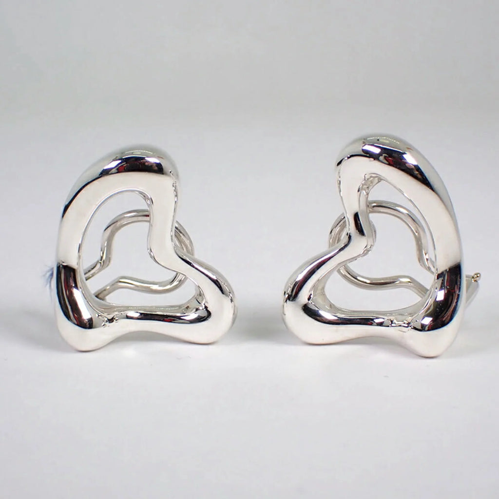 925 Open Heart Earrings H7738