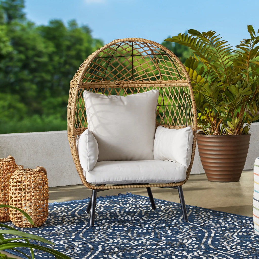 Outdoor Wicker Kid's Egg Chair U1118