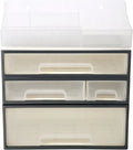 Medicine Storage Box, 4 Pieces 4 Drawers, Transparent M60725