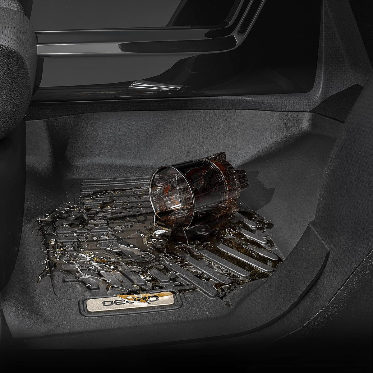 Black TPE All-Weather Floor Liners Y3178