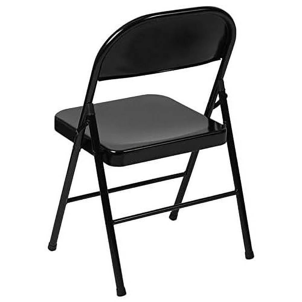 Black Metal Folding Chair F50214