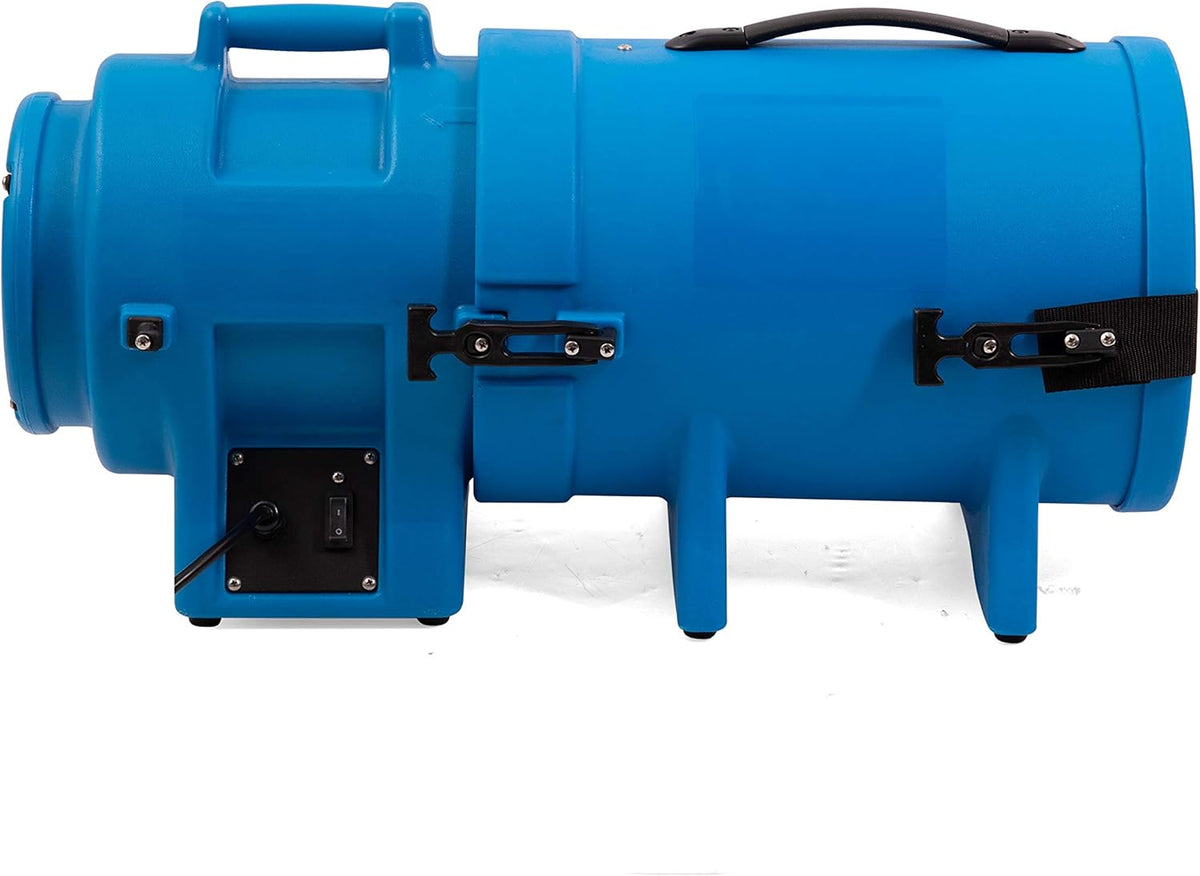 Plastic Compaxial Blower with 25' Ducting and Canister Assembly (8inch) F46736