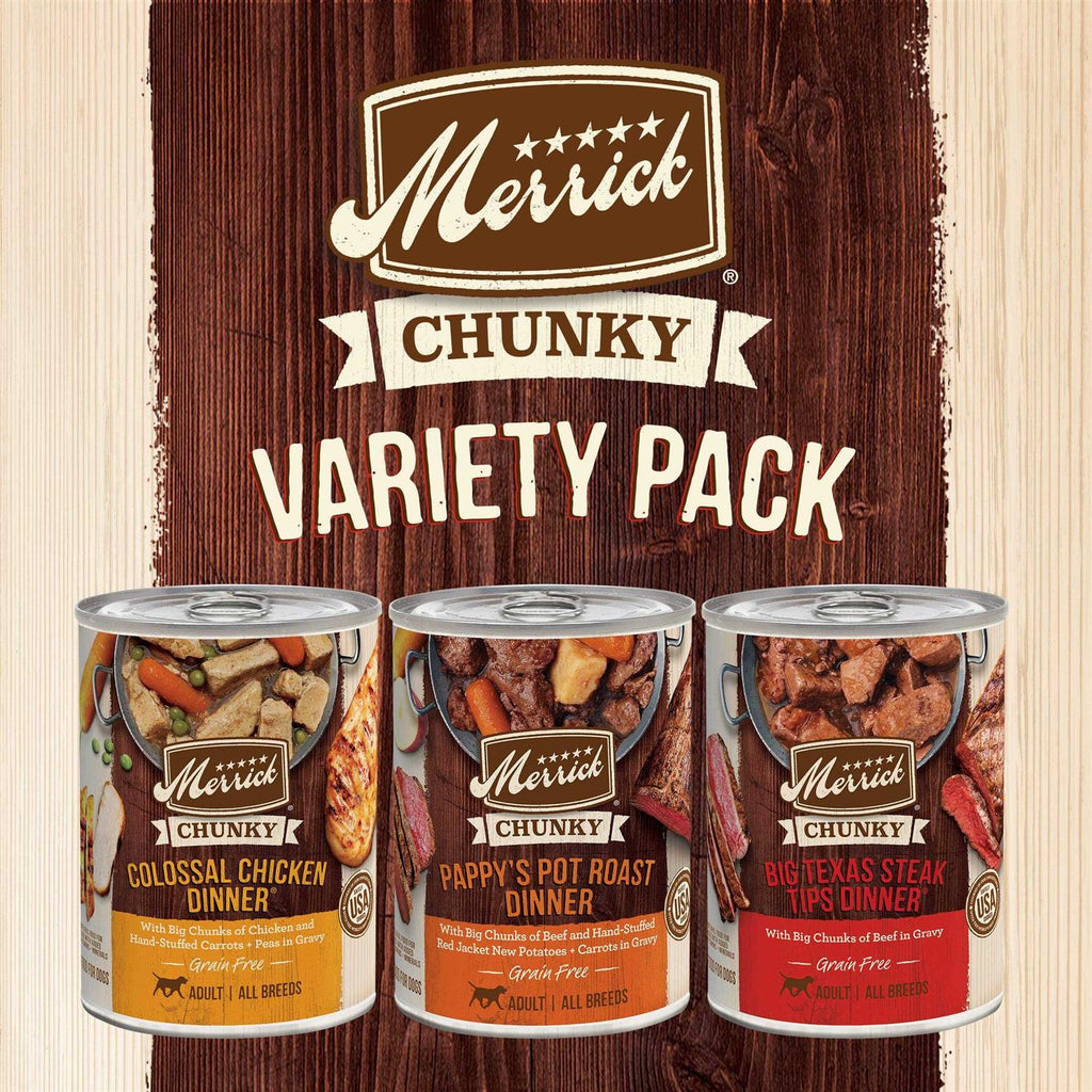 Grain Free Wet Dog Food Variety Pack O40639