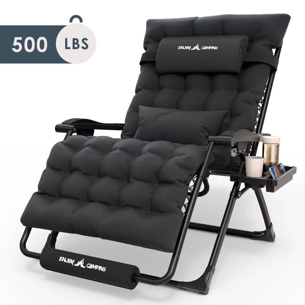 Oversized Zero Gravity Chair Set of 1 Black T75812