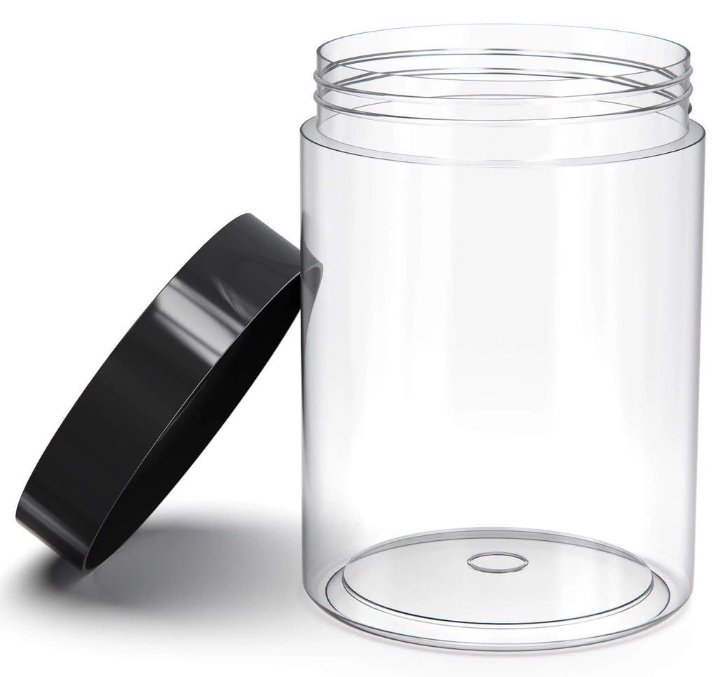 8oz BPA Free Clear Plastic Containers with Lids 30 Pack C822