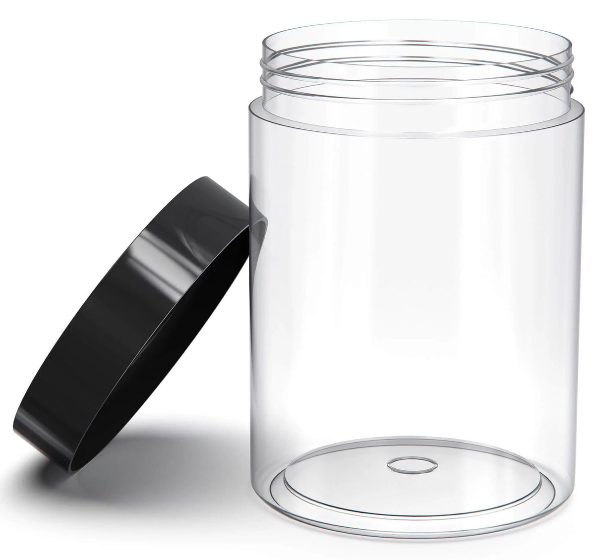 8oz BPA Free Clear Plastic Containers with Lids 30 Pack C822