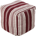 Carnelian Wool Pouf B831