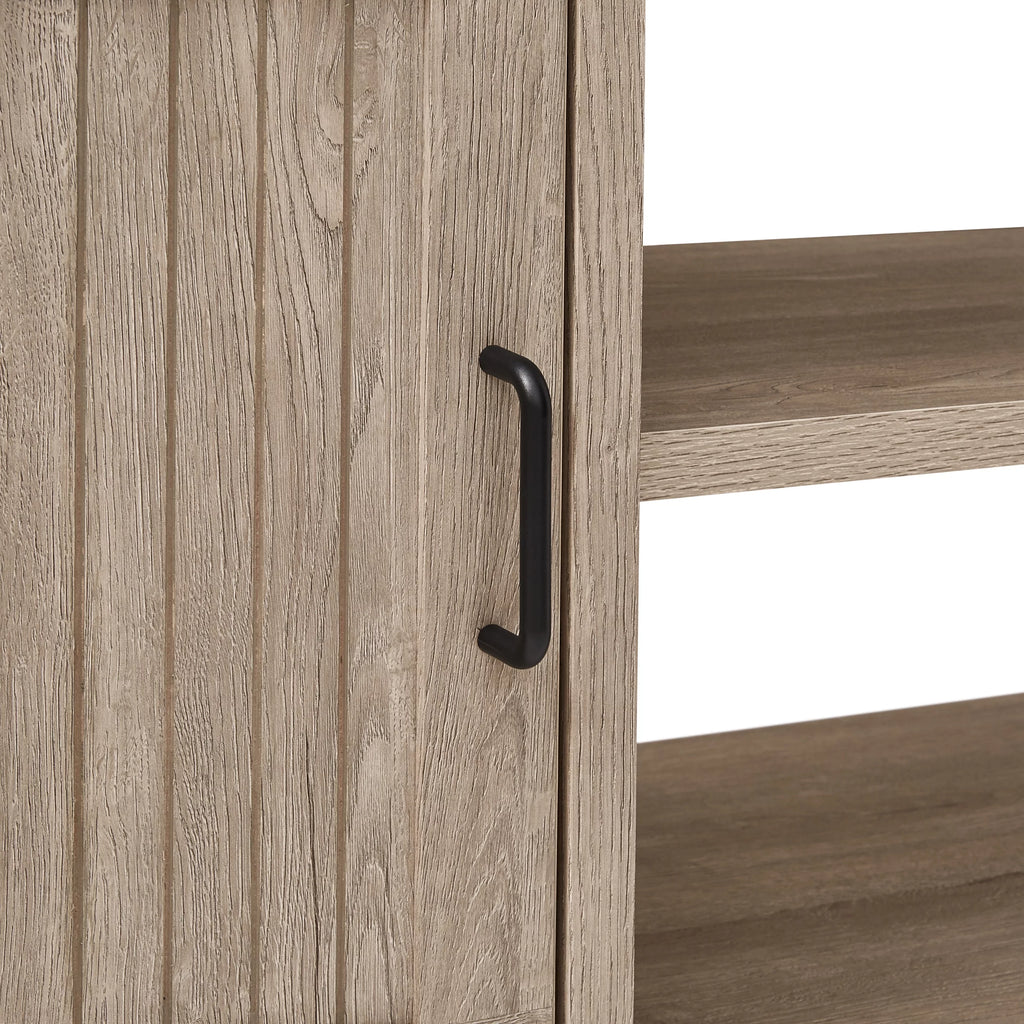 Rustic Weathered Oak TV Stand G84771