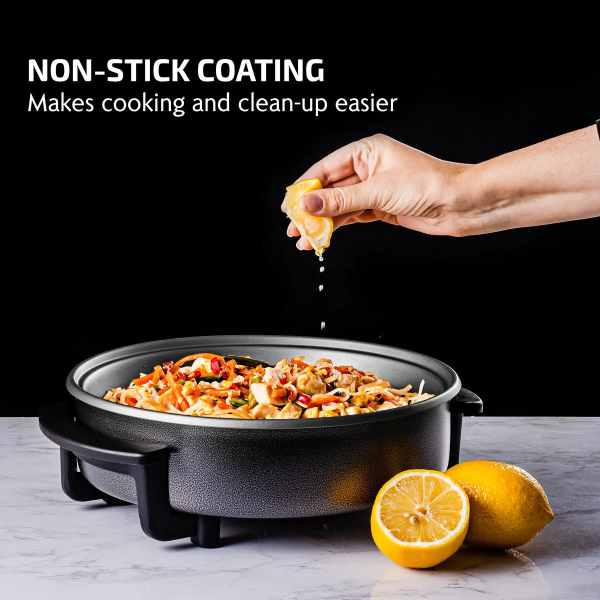 12" Round Nonstick Electric Skillet J5363