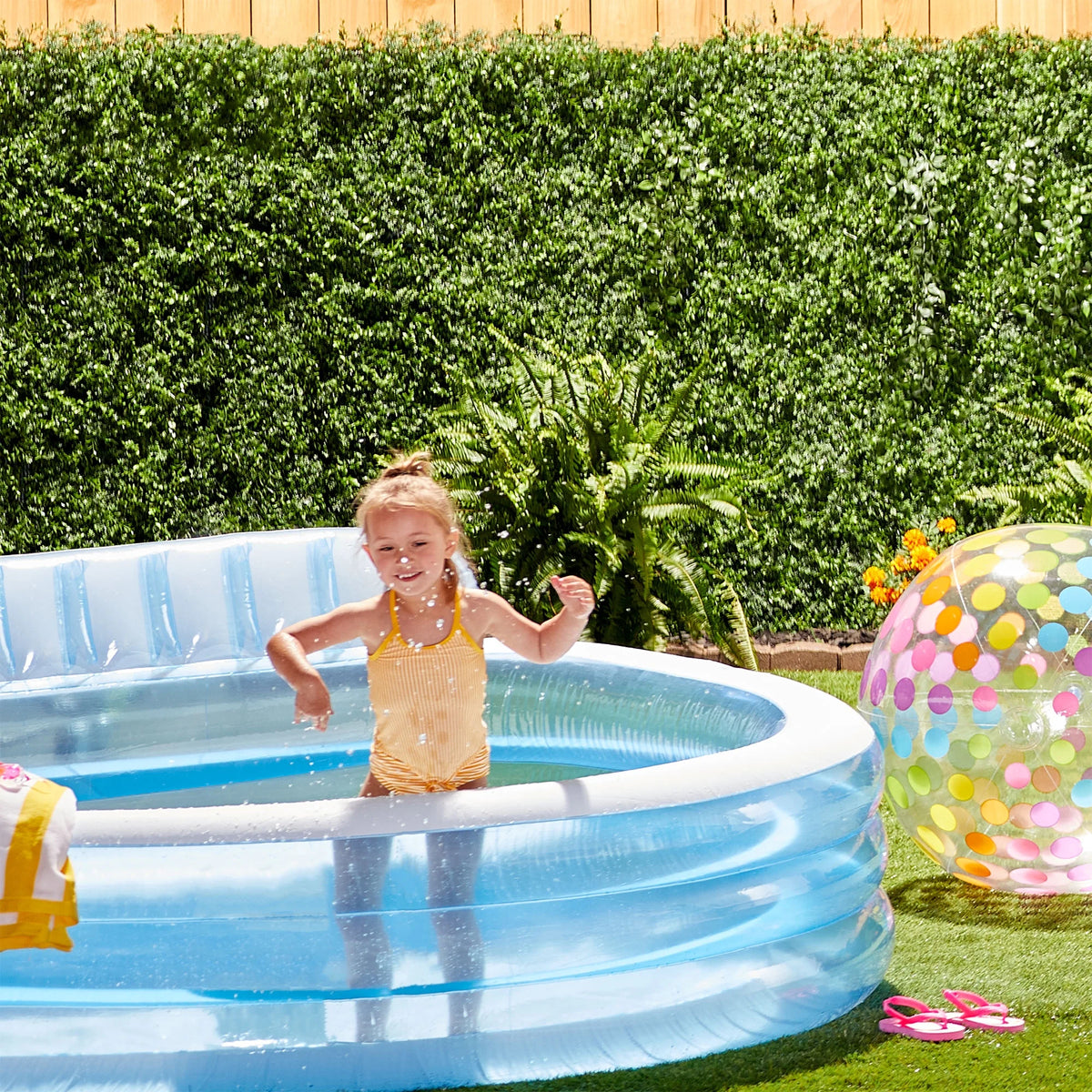 Round Inflatable Pool with Pool Cover J110170