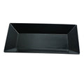 BLACK Rectangular Melamine Buffet Plate, 6 Packs X248254