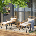 5-Piece PE Rattan Wicker Patio Furniture Set M4833