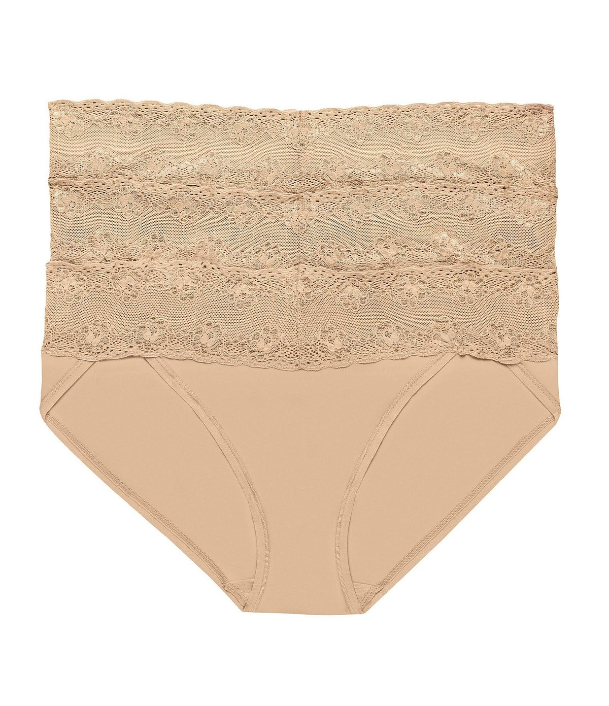 3 Pack V-kini Panty, Cameo Rose/Black/Cafe Y5295
