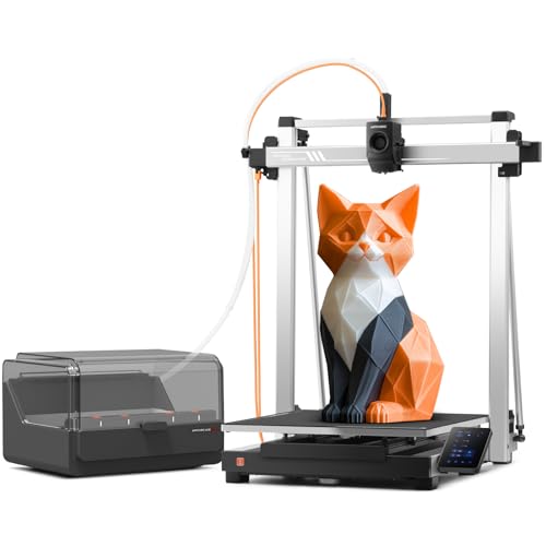 3D Printer with Multi Color Printing, 420x420x500mm Build Volume, Auto Leveling E913