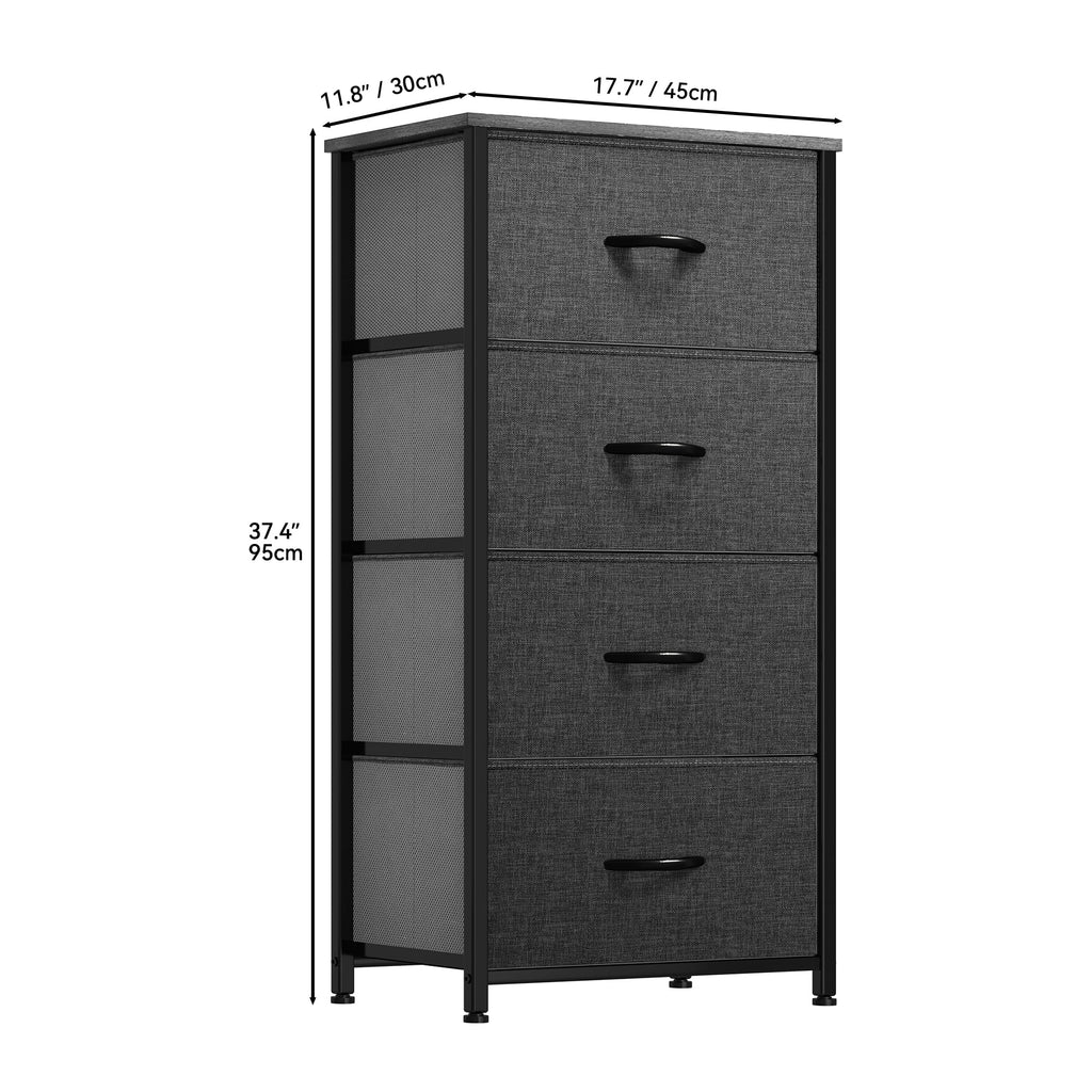 4 Drawer Fabric Dresser W733022