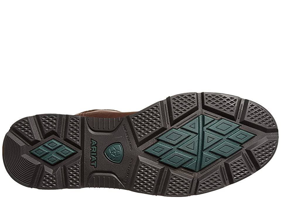 Brown Pull On Work Boots N620