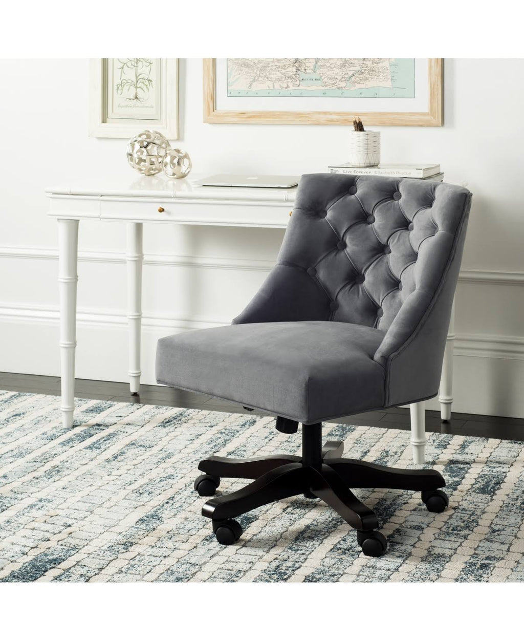 Swivel Tufted Desk Chair R944557