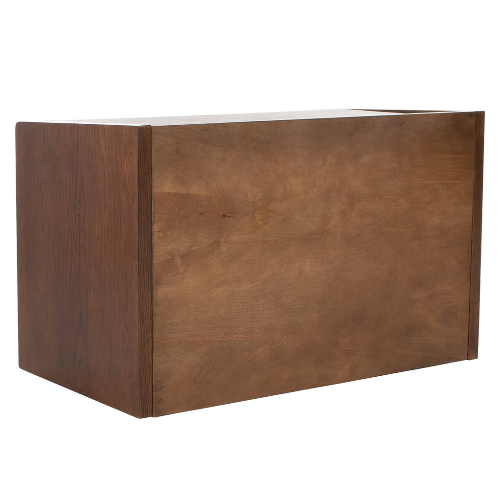 Grey/Walnut Storage Bench H734571