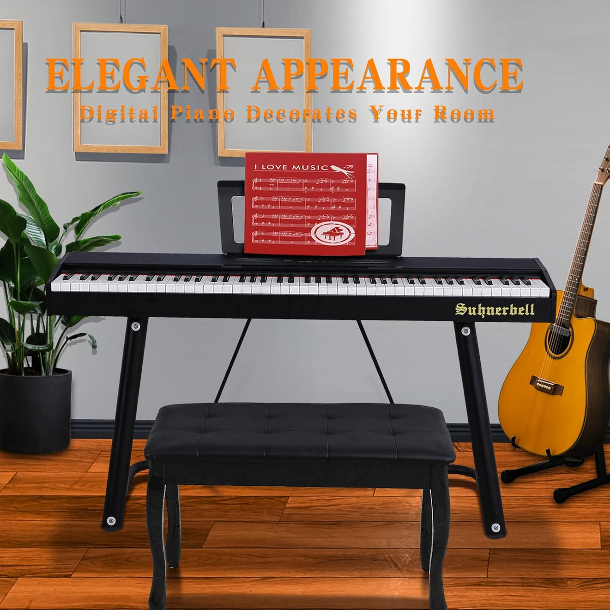 88 Keys Semi-Weighted Portable Digital Piano A101780