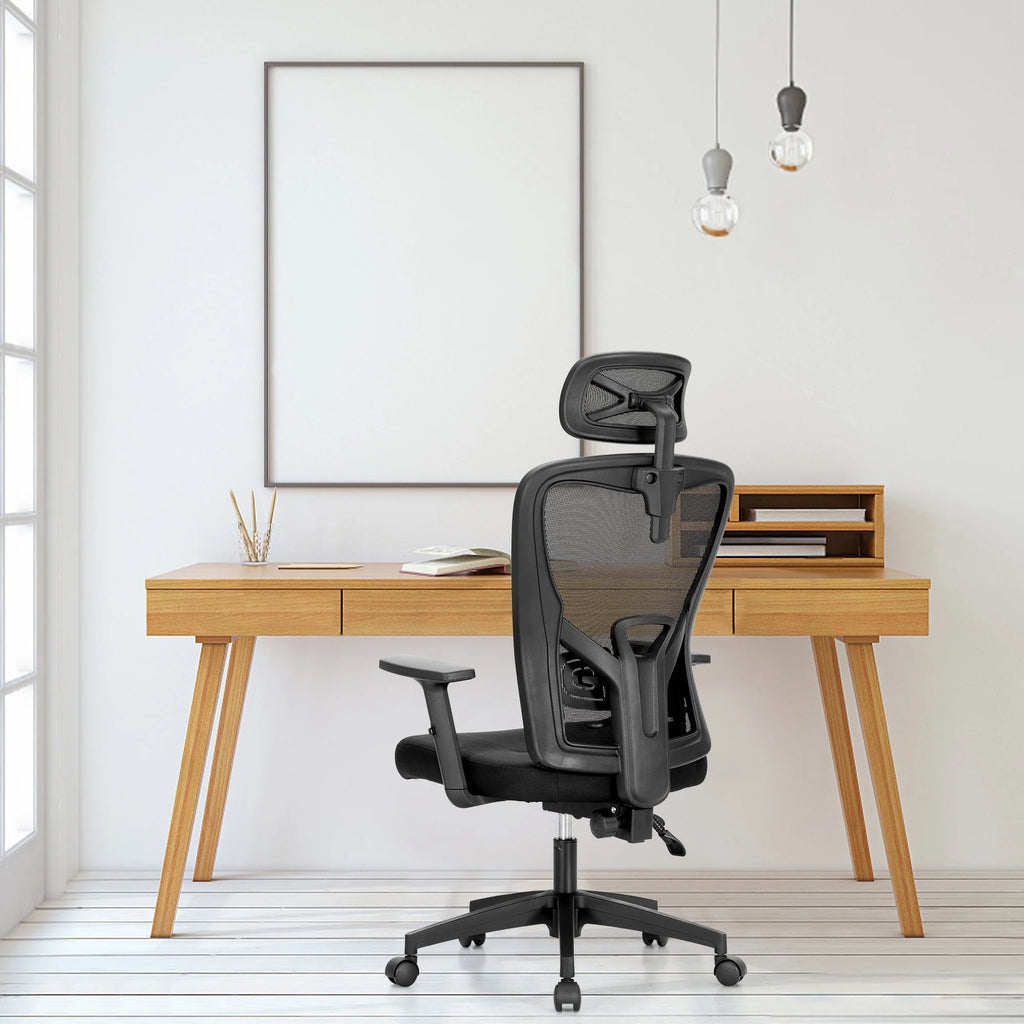 Black High Back Mesh Ergonomic Office Chair V55204