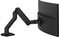 White Single Ultrawide Monitor Arm, VESA Desk Mount F836967
