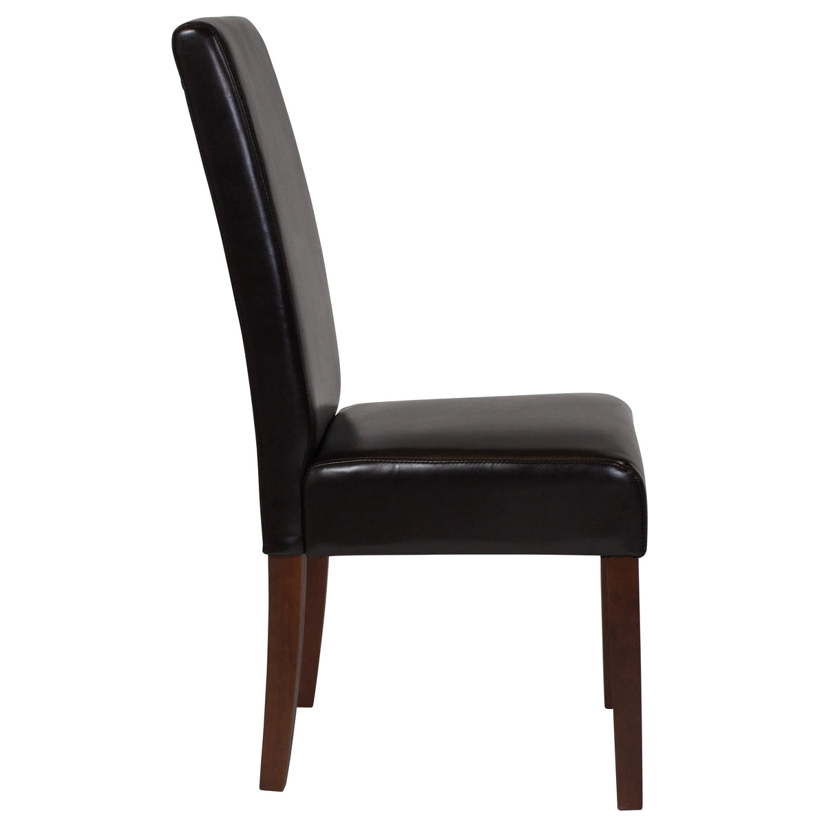 Brown Faux Leather Dining Chair R3474