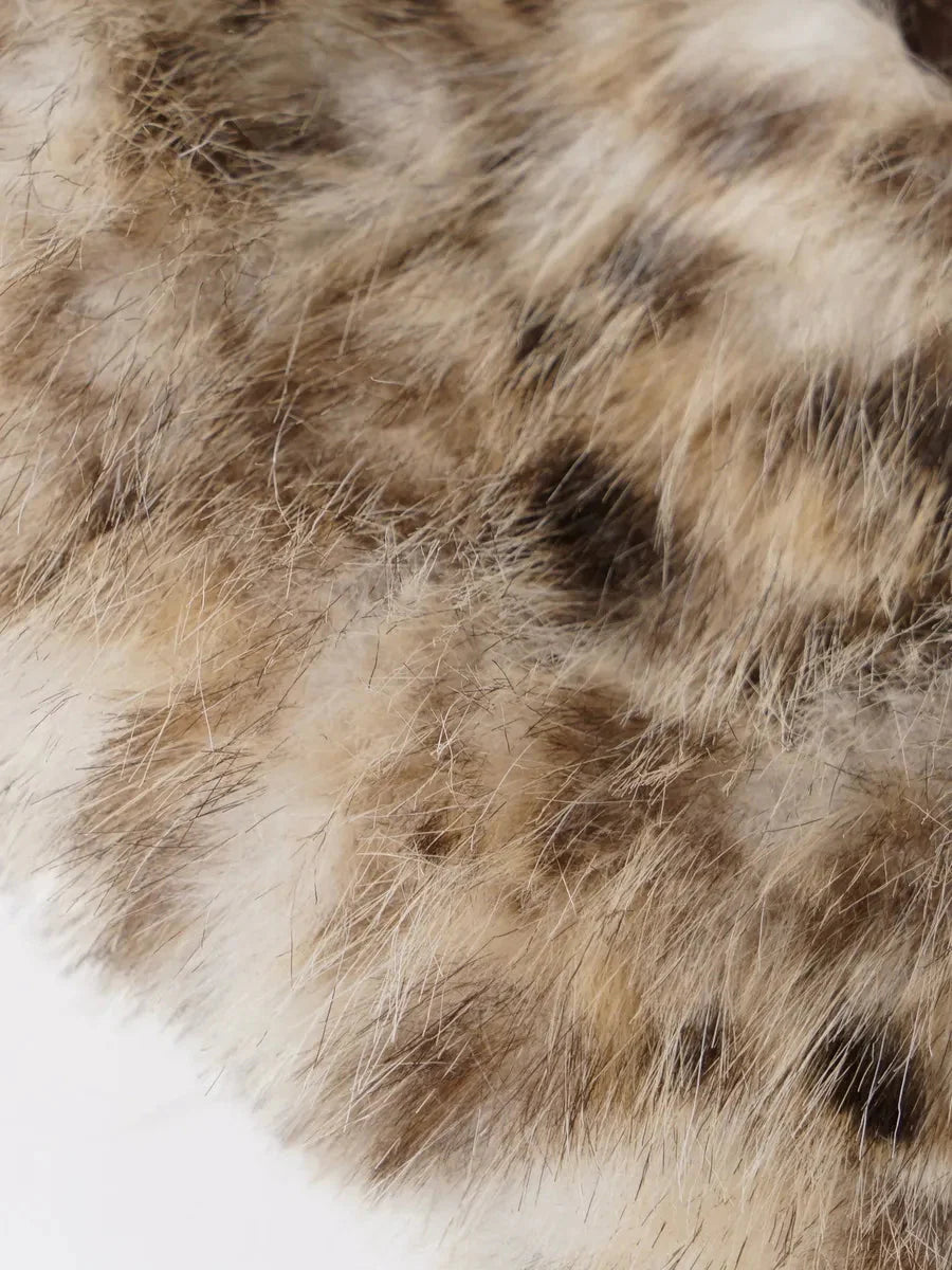 Cheetah Fluffy Skirt N693831