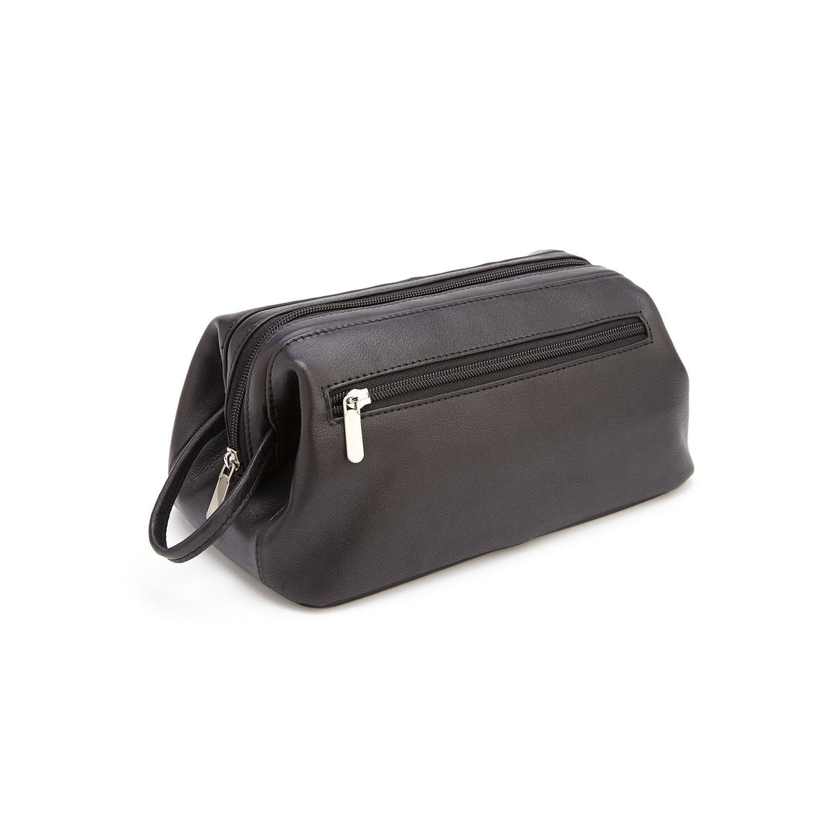 Black Leather Toiletry Bag E98321