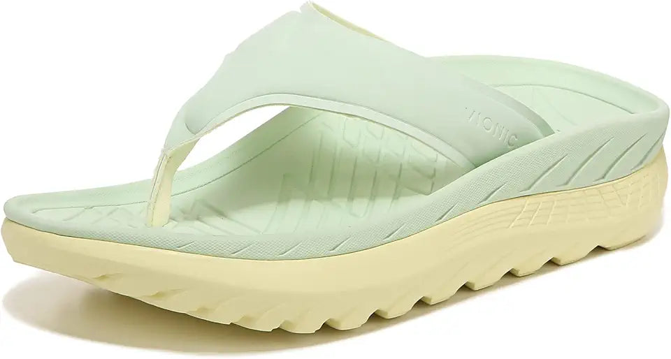Supportive Toe-Post Flip Flops with Orthotic Insole Arch Support R8219