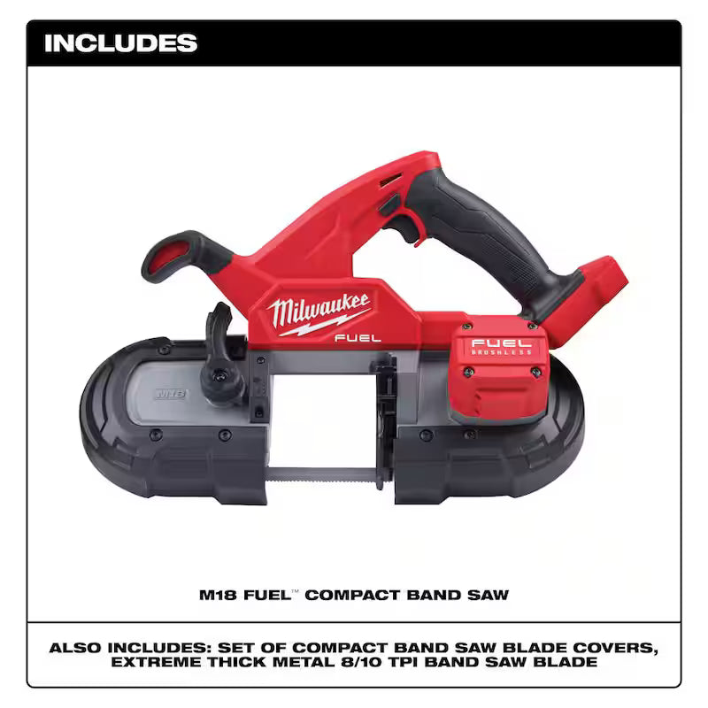 18V Lithium-Ion Brushless Cordless Compact Bandsaw and SDS Plus Rotary Hammer A237191