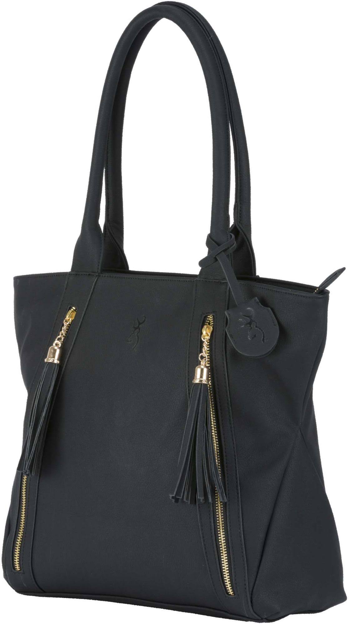 Black Concealed Carry Handbag M3803