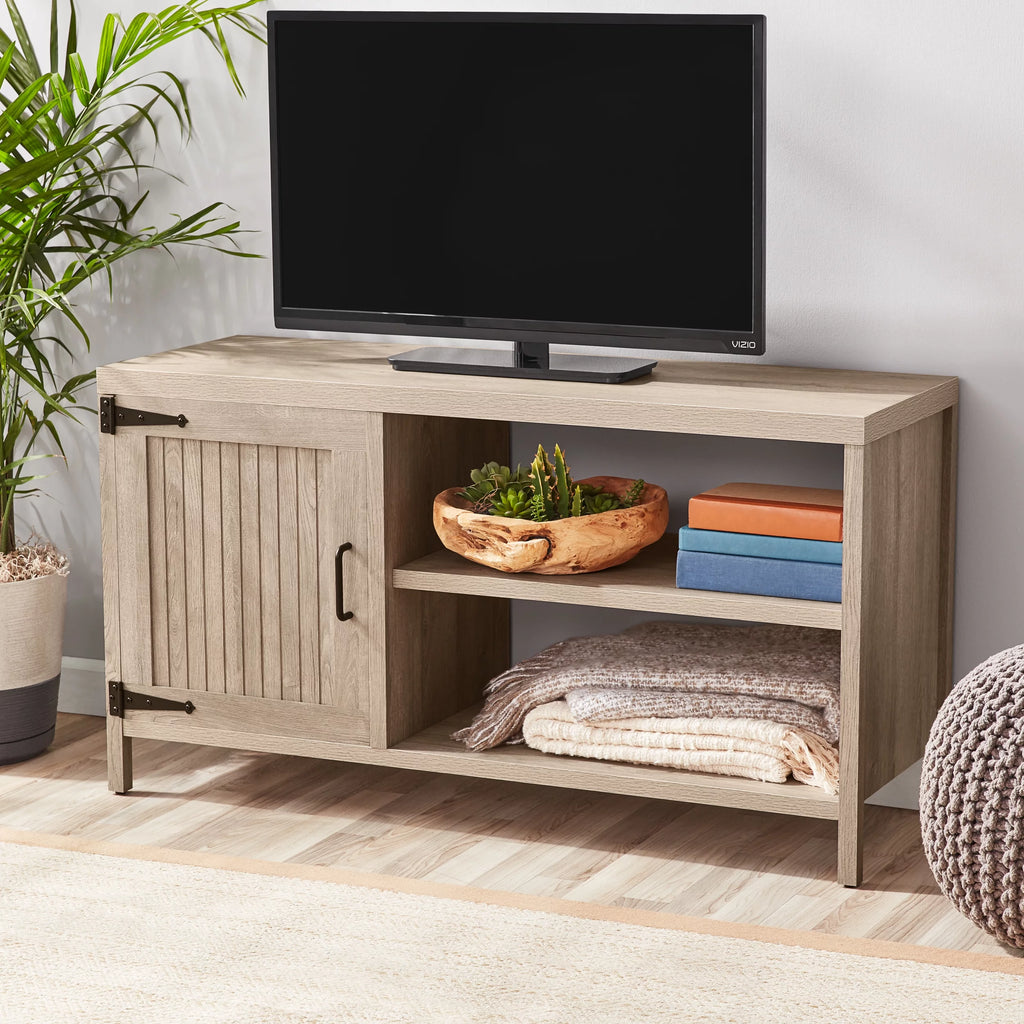 Rustic Weathered Oak TV Stand G84771