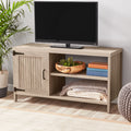Rustic Weathered Oak TV Stand G84771