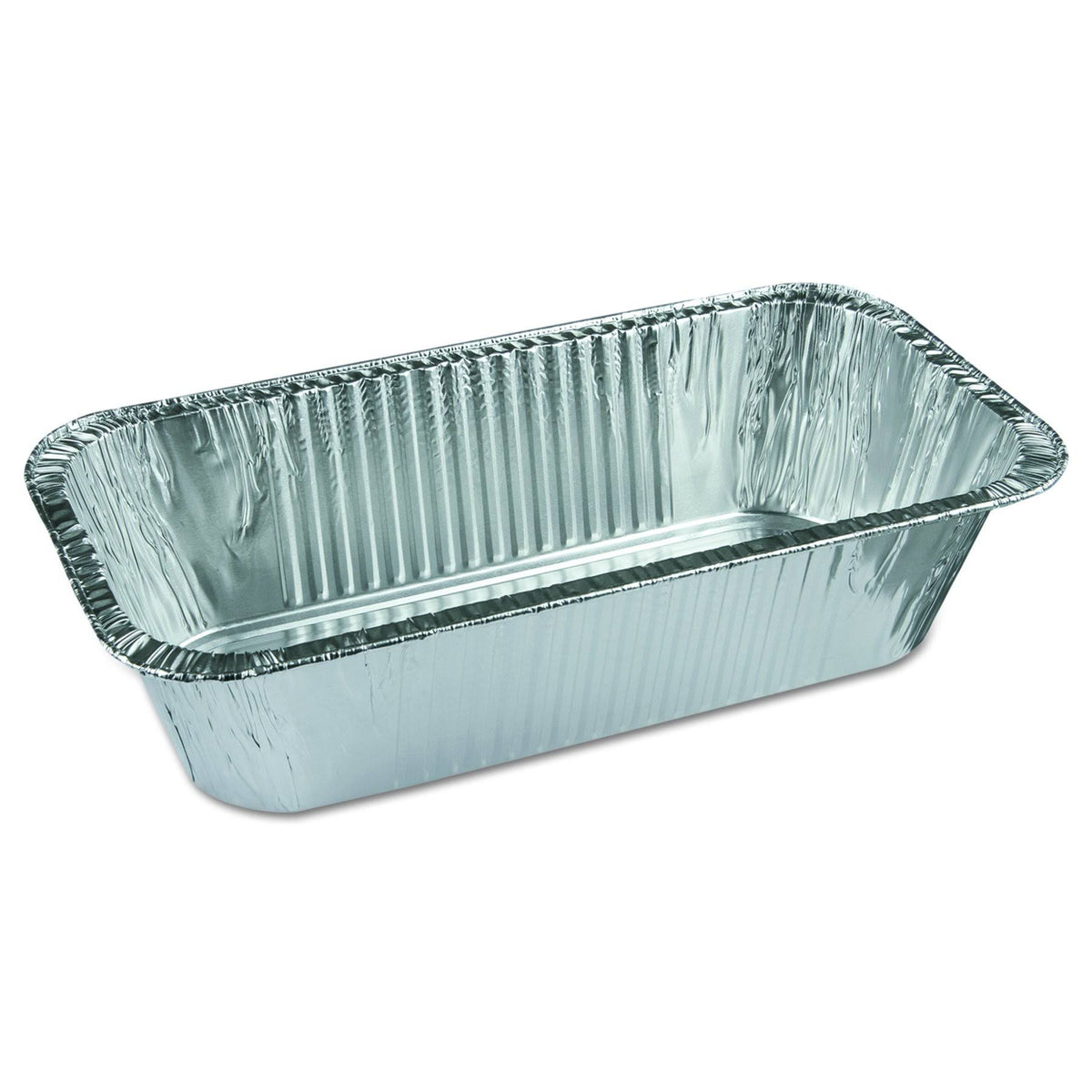 Ribbed Aluminum Bread Pans 200/Carton C657