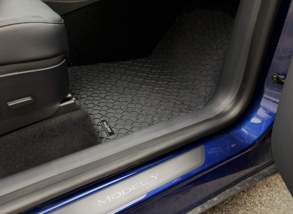 Black Rubber Trunk Mats for Tesla Model Y Y3062