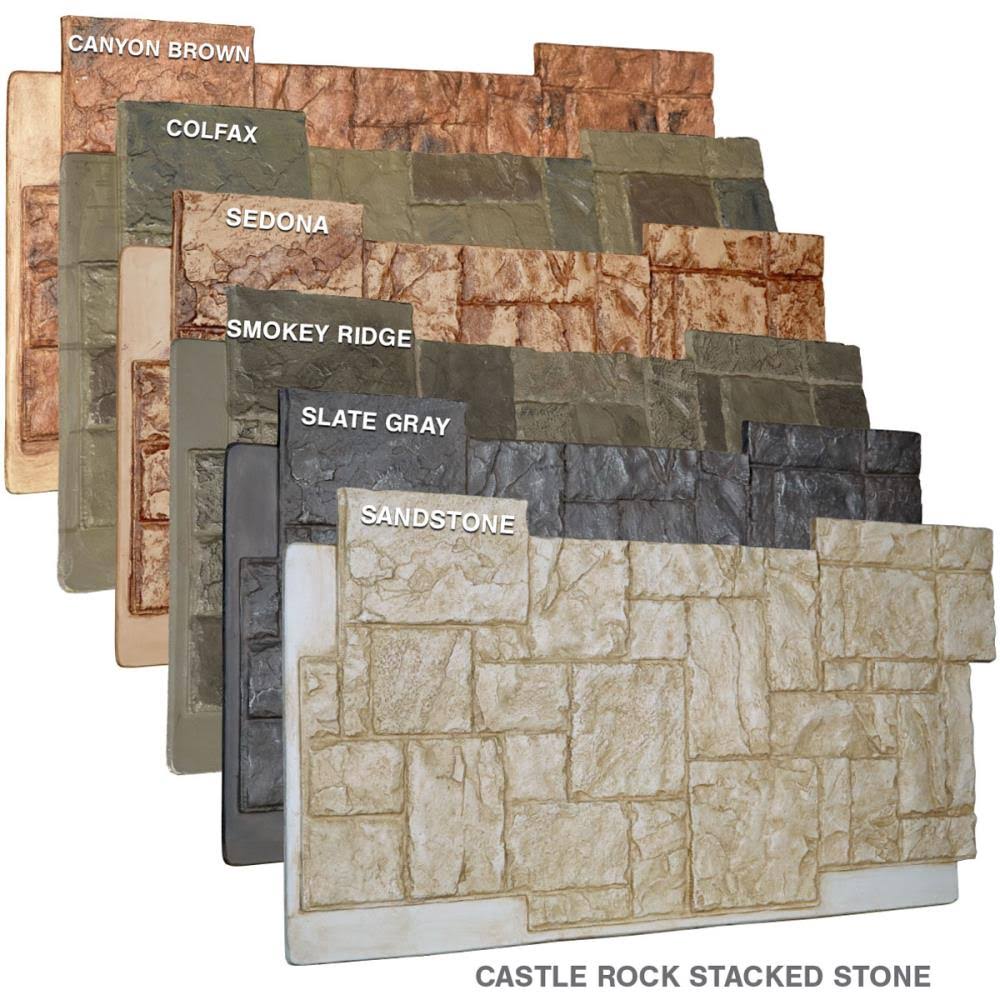 Castle Rock Stacked Stone Faux Stone Siding Panel L331