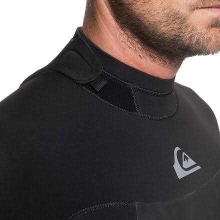 3/2 Back Zip Wetsuit Black Silver Z544525