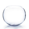 Clear Bubble Bowl Glass Vase L15968