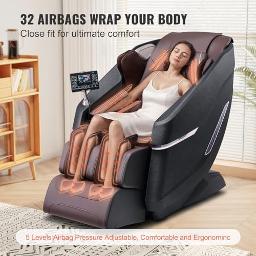 Full Body Massage Chair with Heating and Bluetooth Speaker Y4175