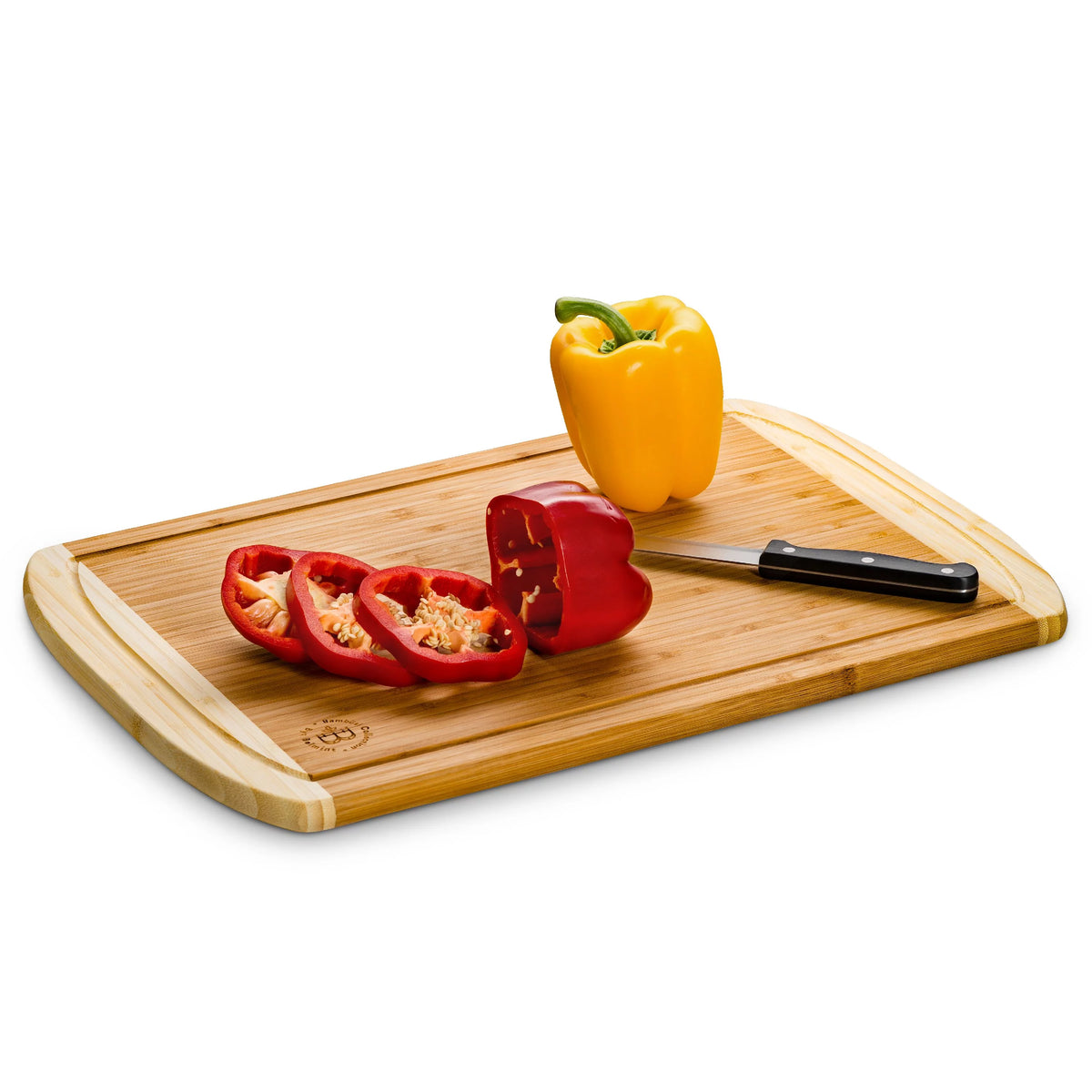 Extra Large Bamboo Cutting Board with Juice Grooves W153