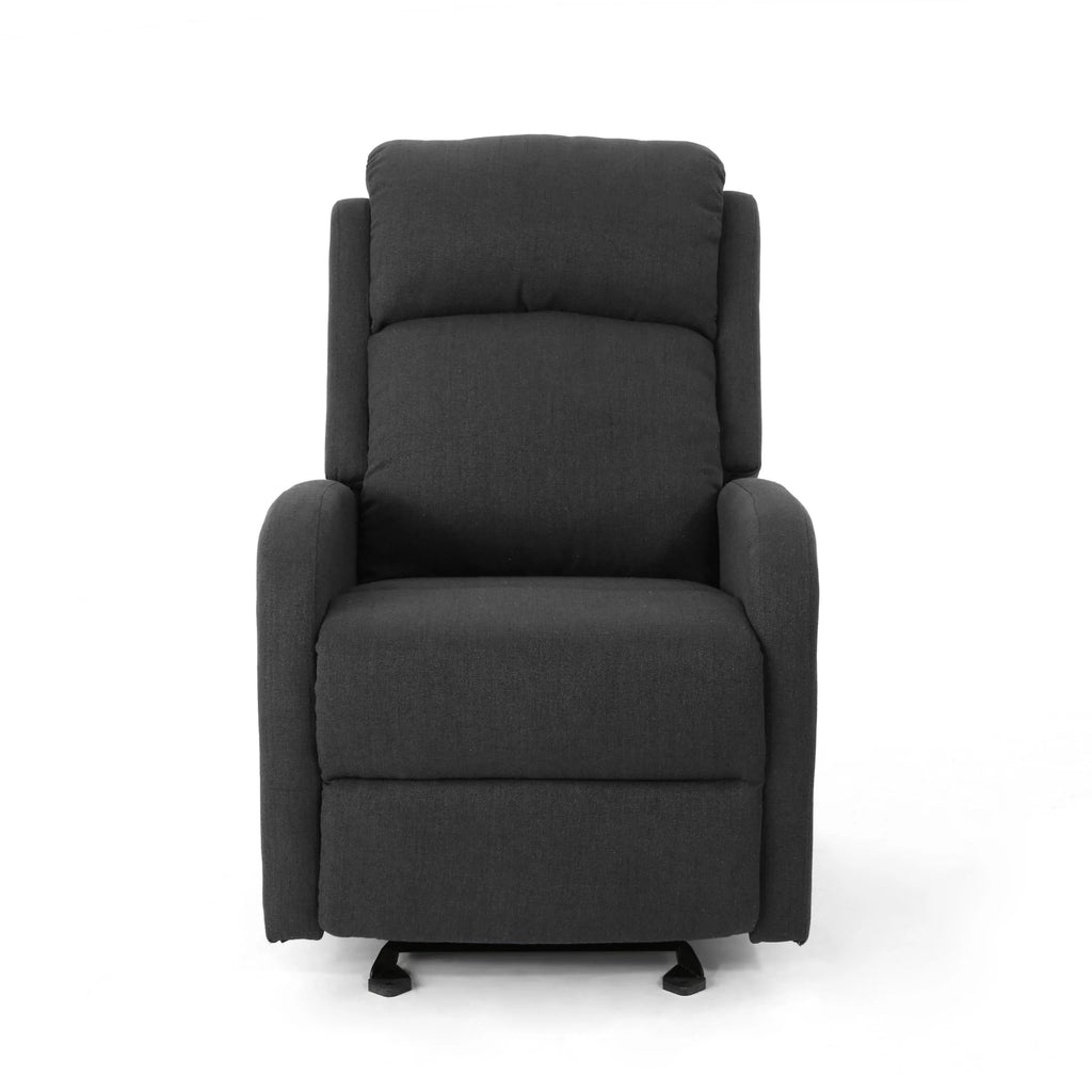 Dark Gray Fabric Rocking Recliner G1348